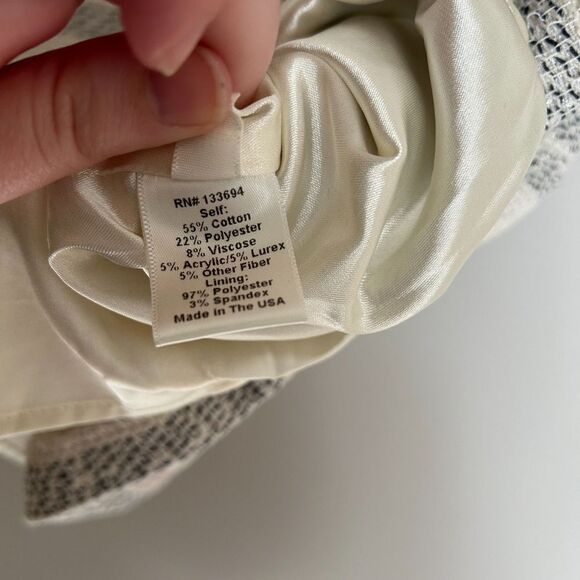 Paper Crown Tweed Blouse - Picture 12 of 12